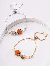 Pearl & Nepalese Handblown Glass Bracelet