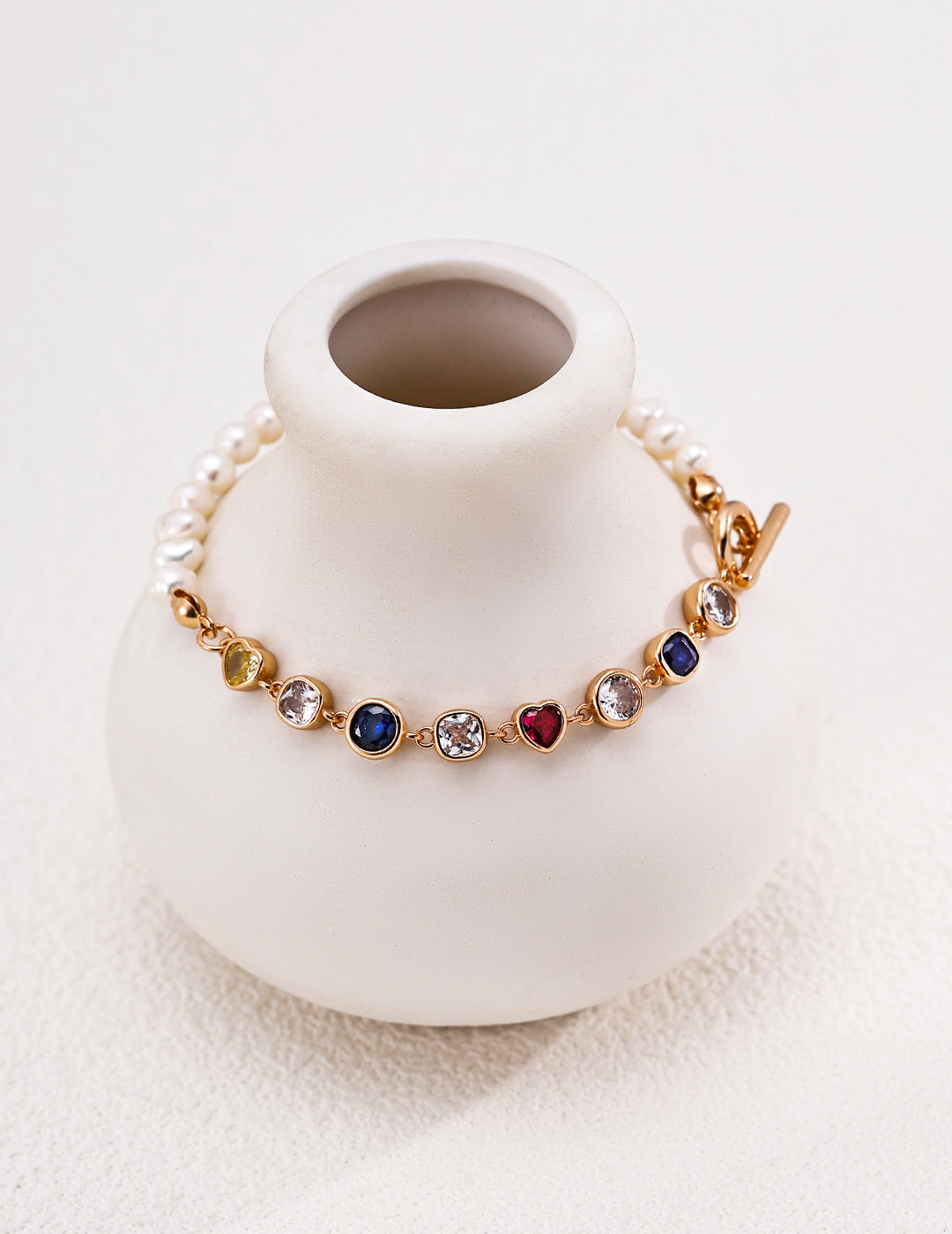 Pearl & Zircon Bracelet