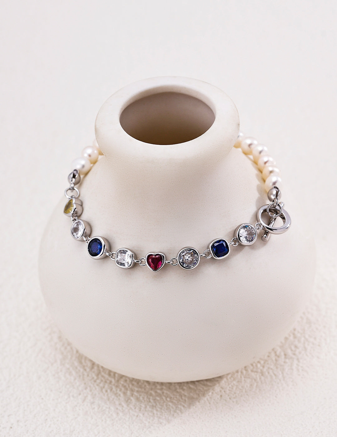 Pearl & Zircon Bracelet