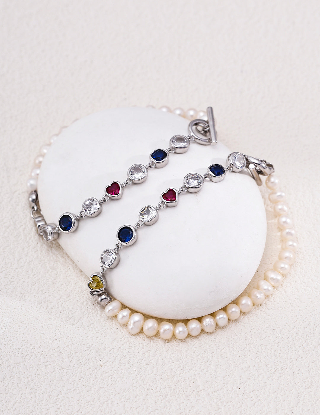 Pearl & Zircon Bracelet