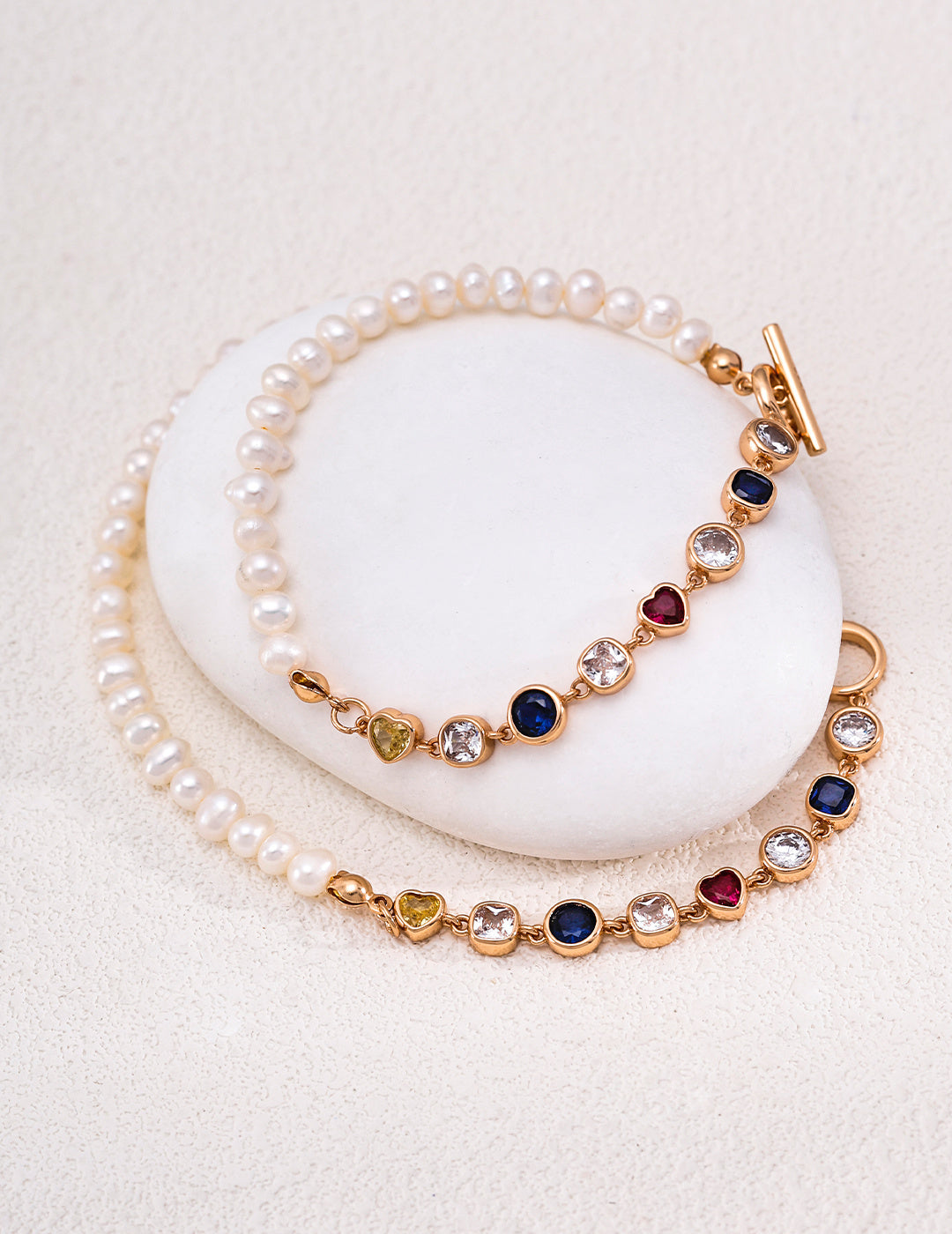 Pearl & Zircon Bracelet