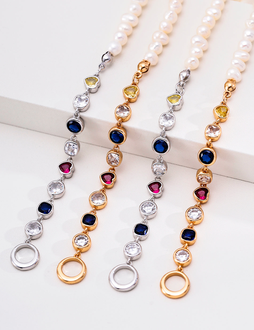 Pearl & Zircon Bracelet