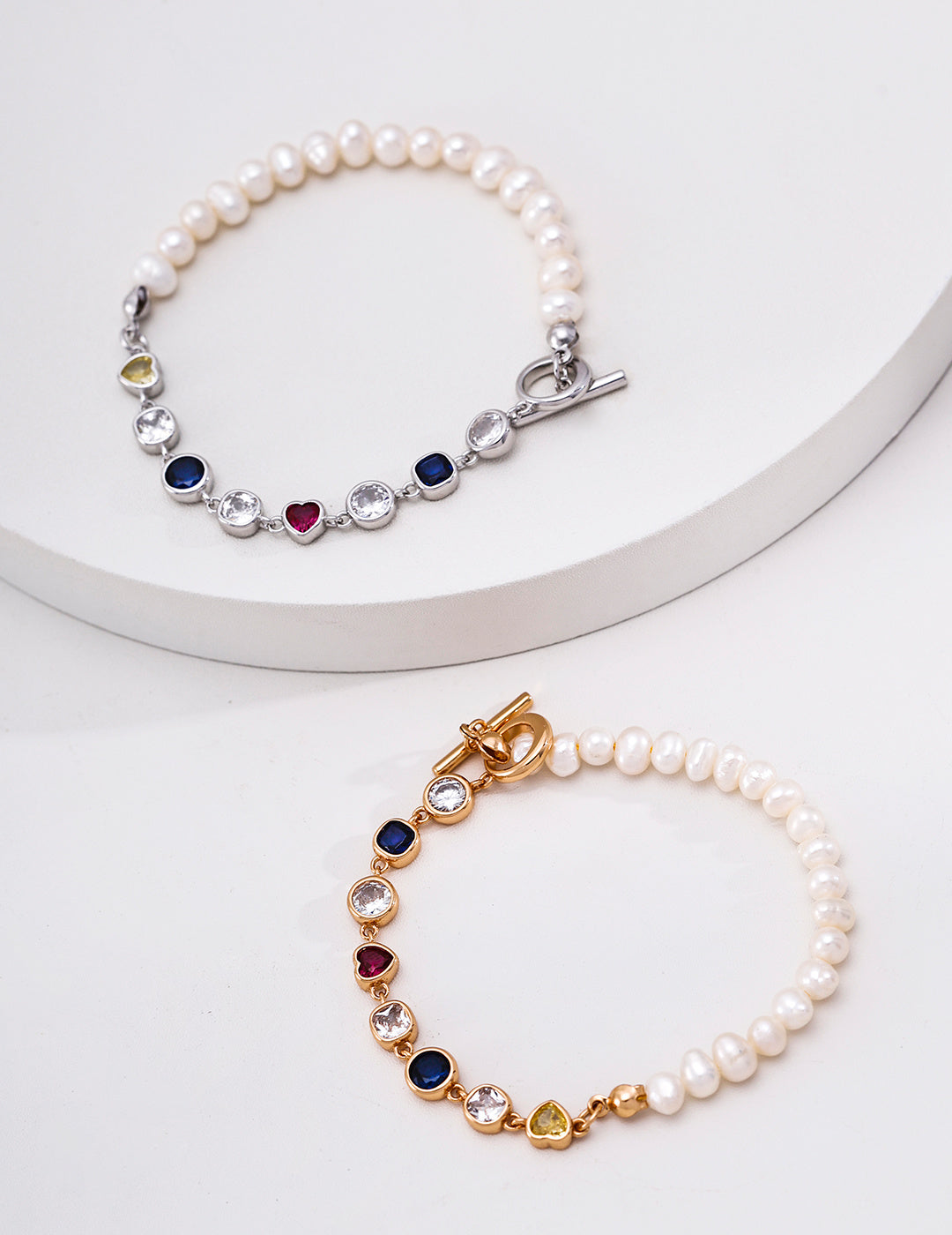 Pearl & Zircon Bracelet