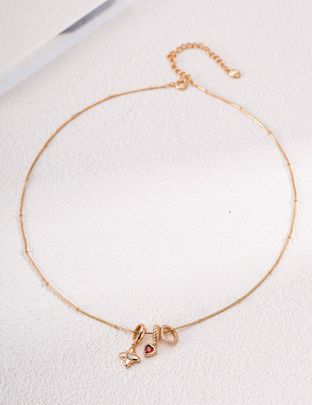 Cubic Zirconia Layered Necklace, Trendy Ins Multi-drop Stackable Design